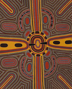 Louie Pwerle, Painting 98D022, 1998, 120x150cm - Delmore Gallery
